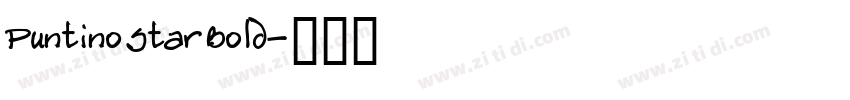 Puntino Star Bold字体转换